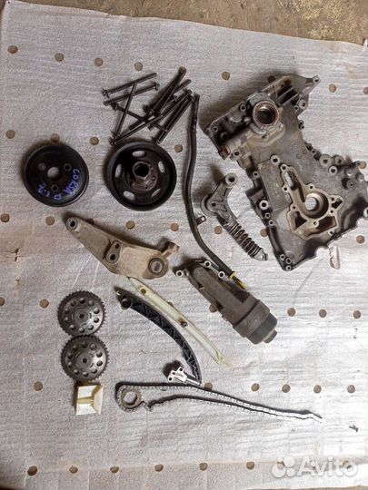 Части двигателя Z12XER 1,2 Opel Corsa D