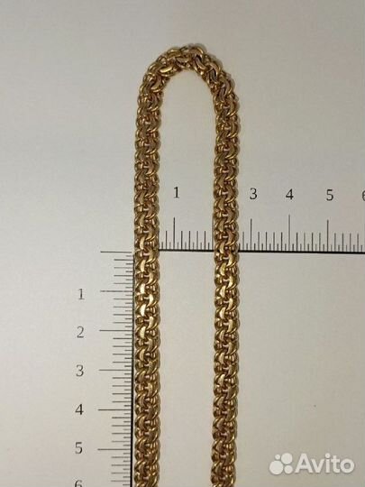 Золотая цепь. 56 см. Арт.16