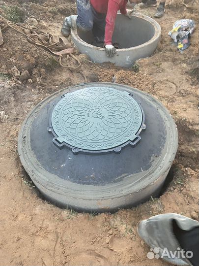 Септик из бетонных колец