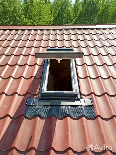 Мансардное окно из профиля Rehau 540x1240 мм (шхв)