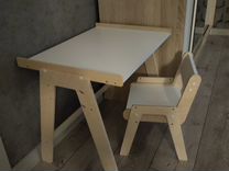 Детский стол и стул. Растущая / Умная мебель