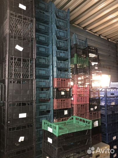 Пластиковые ящики для хранения бу