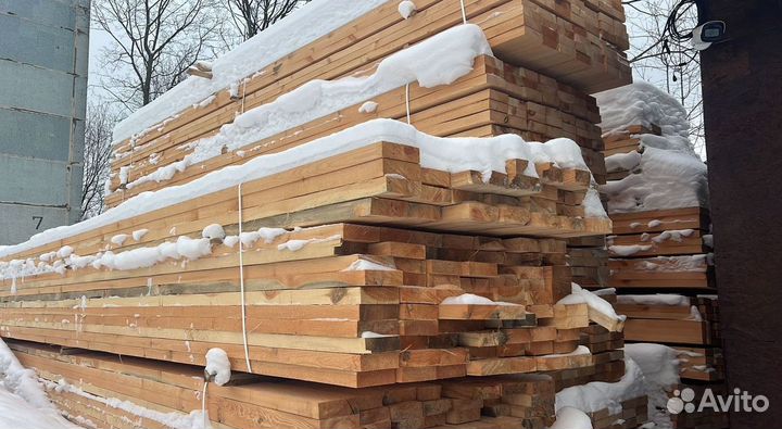 Доска обрезная 50х150х6000мм ГОСТ