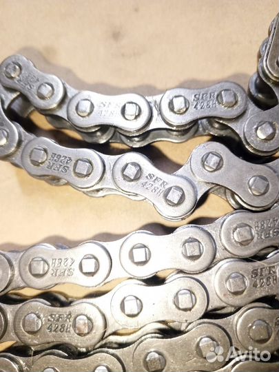 Мото цепь 428 на 120 звеньев