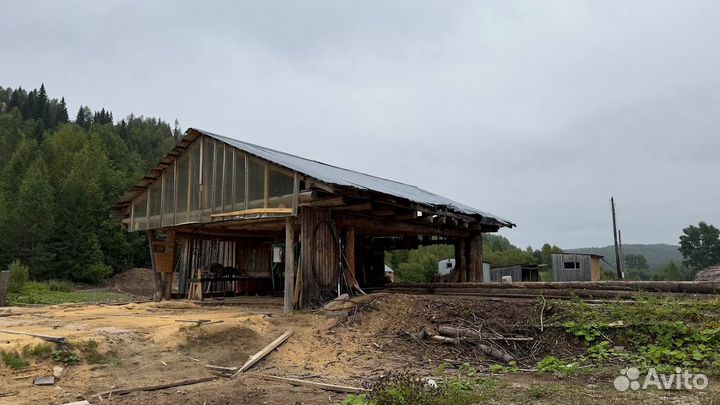 Цех лесопиления и производственная территория