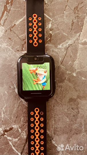 Часы с GPS трекером Digma Kid K7m Black/Orange