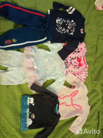 Вещи пакетом от 0 до 6 benetton, h&m, s'oliver