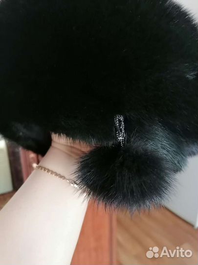 Женский норковый берет