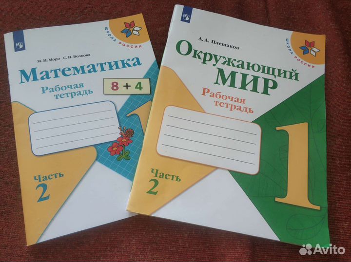 Рабочая тетрадь матем. и окр.мир 1 класс,2я часть