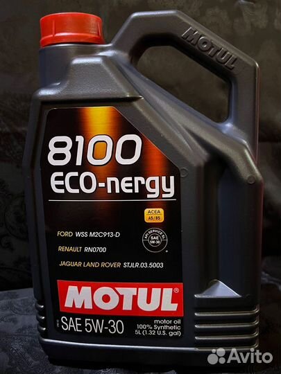 Моторное масло motul 8100 ECO-nergy 5W-30 RU 5л