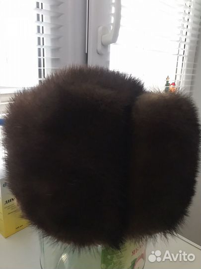 Мужская шапка, норка