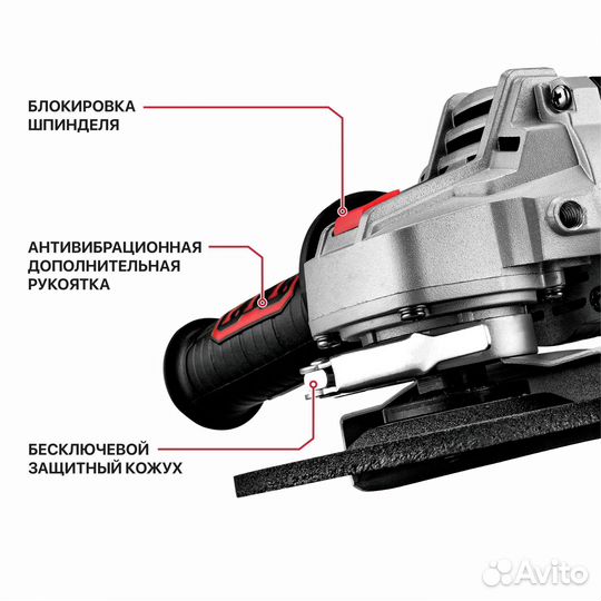 Шлифмашина угловая P.I.T. PWS125-C7