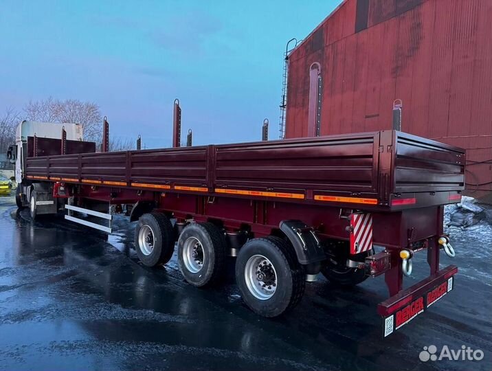 Полуприцеп бортовой Berger 9852, 2024