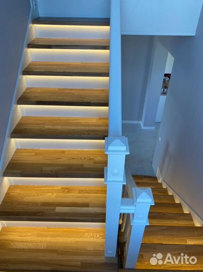 Подсветка лестницы. Умная подсветка лестниц