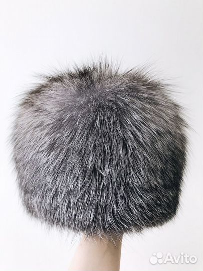 Шапка меховая цельный мех песец