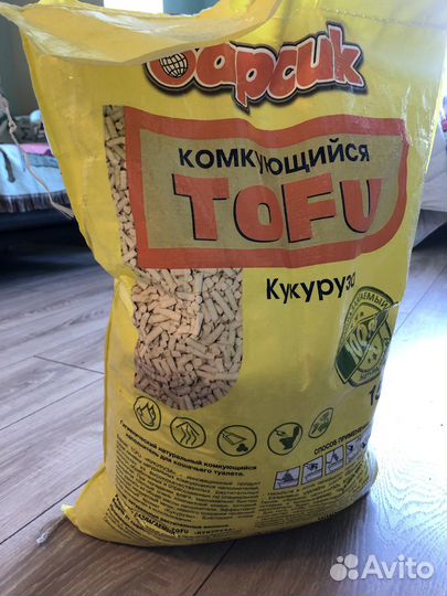 Наполнитель соевый tofu Барсик