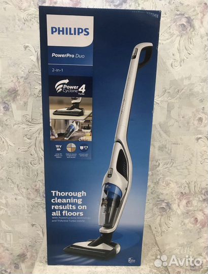 Пылесос Philips Power Pro Duo 2 в 1