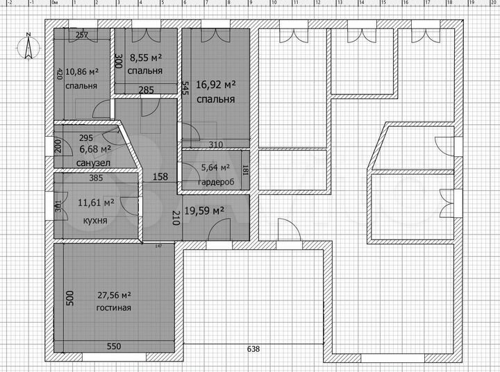Дом 260 м² на участке 10 сот.