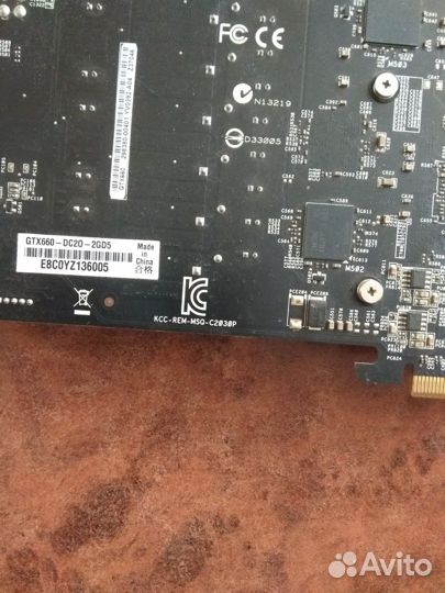Видеокарта asus gtx660 2gb