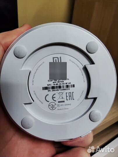 Камера Xiaomi Mijia 360 Versoin 2K (mjsxj09CM)