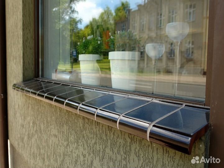 Подоконник из камня, по форме и толщине