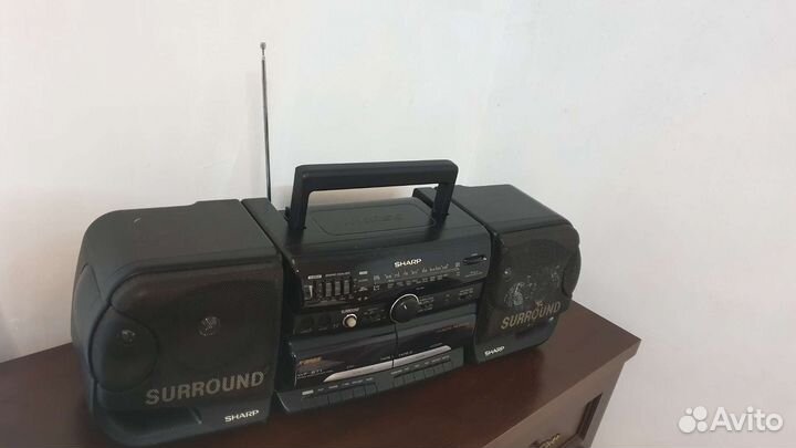 Кассетная магнитола Sharp WF-971T(BK)