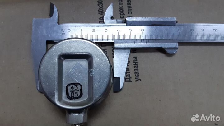 Манометр 40 мпа люминесцентный - корпус нержавейка