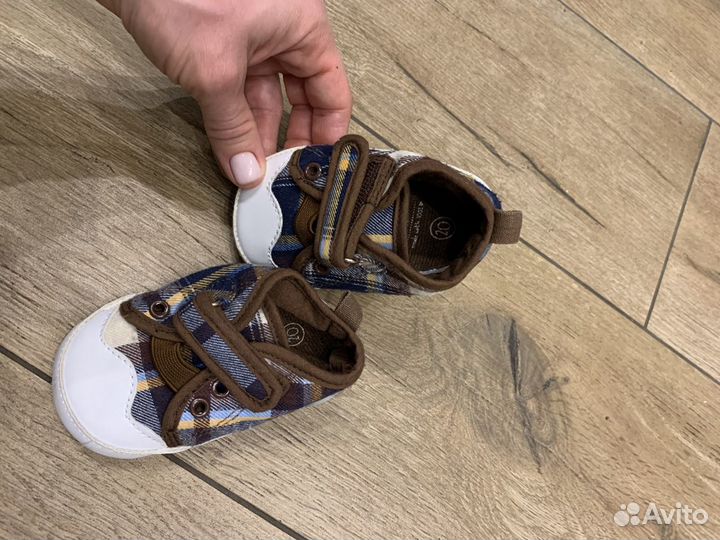 Кеды детские для новорожденных и до 1 года