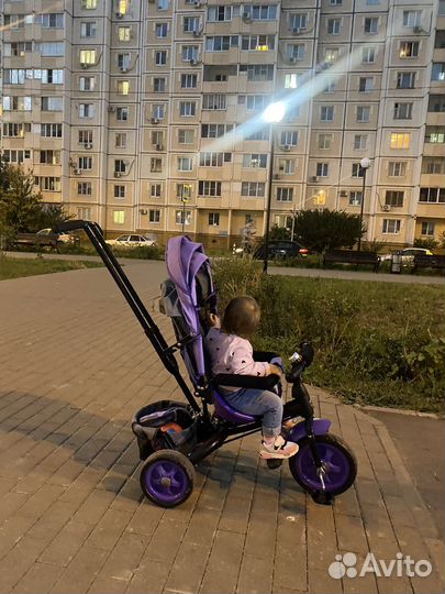 Трехколесный велосипед с родительской ручкой