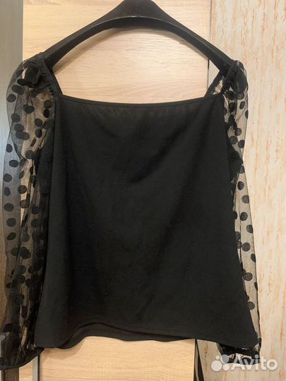 Блузка чёрная 50-52 размер