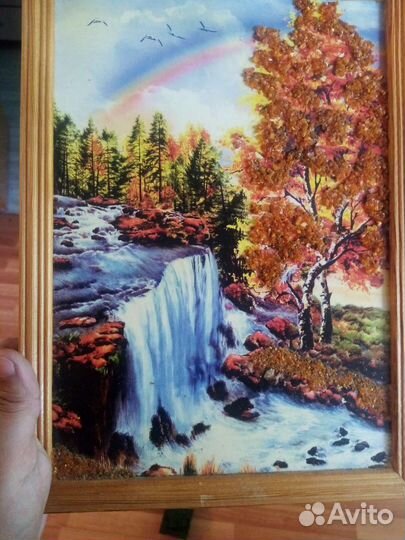 Картина янтарь