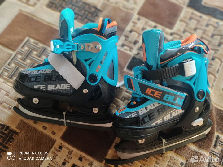 Коньки Новые детские раздвижные р. 26-29