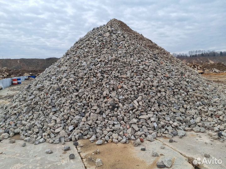 Щебень вторичной переработки фракции