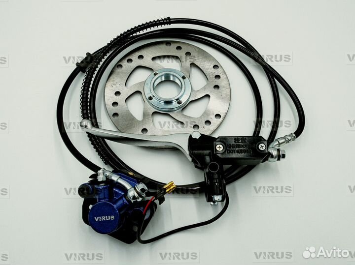 Гидравлика комплект (задняя) на электровелосипед