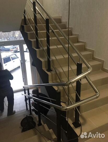 Перила из нержавеющей стали, ограждения, отбойники