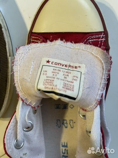 Кеды converse 36