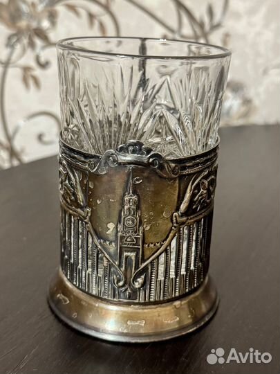 Подстаканник мельхиор Кальчугинский завод