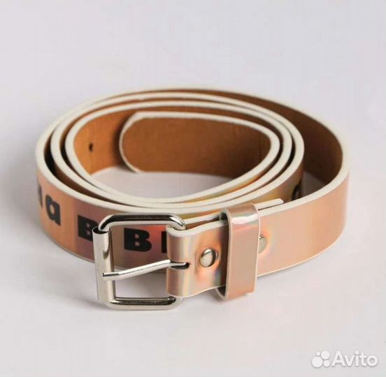 Стильный ремень женский с принтом