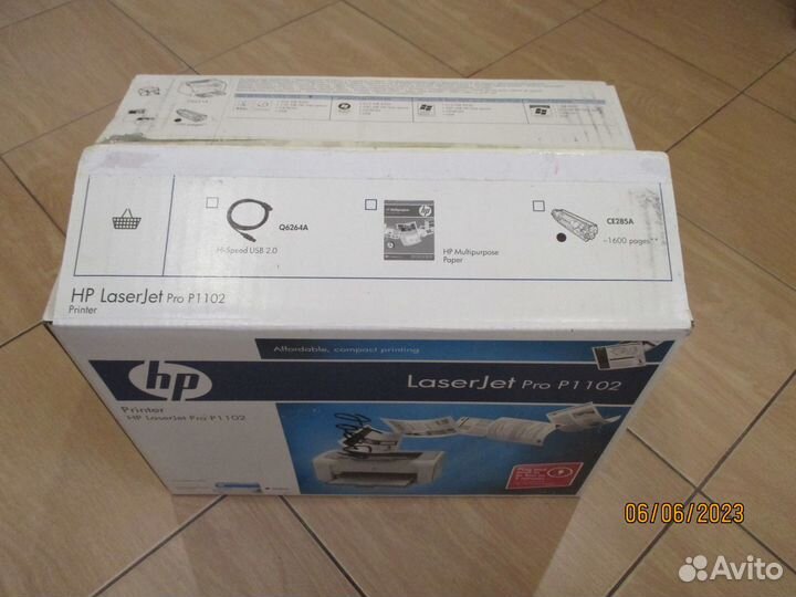 Принтер лазерный HP LaserJet P1102