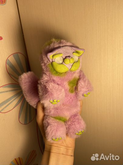 Игрушка ручной работы котик–пятнышко