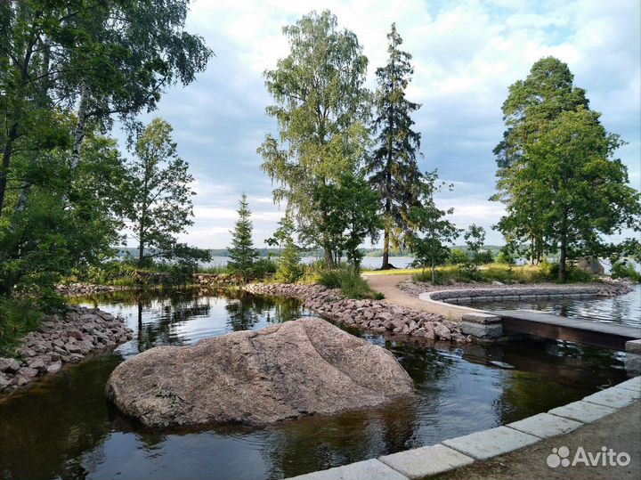 Прогулка на катере в парк Монрепо с экскурсией