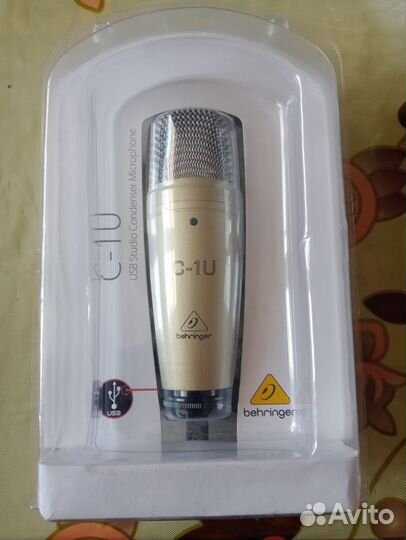 Микрофон behringer c-1u