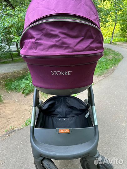 Коляска stokke trailz люлька