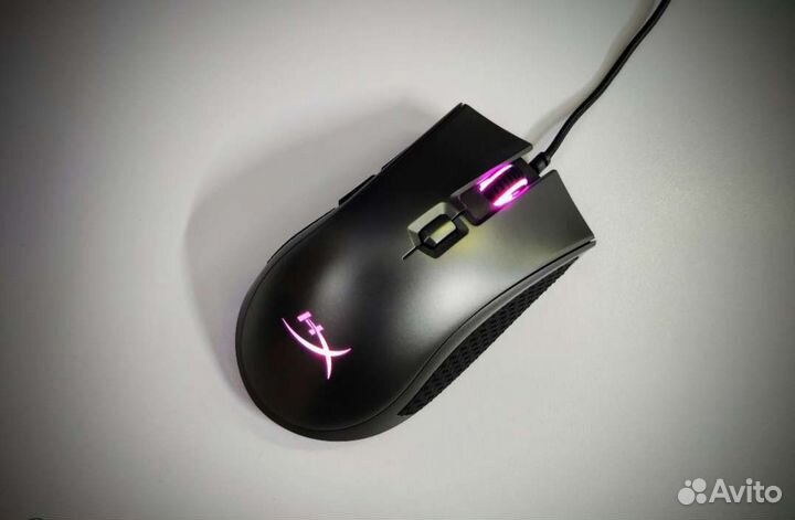 Игровая мышь hyperx+коврик