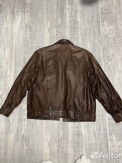 Кожаная куртка мужская