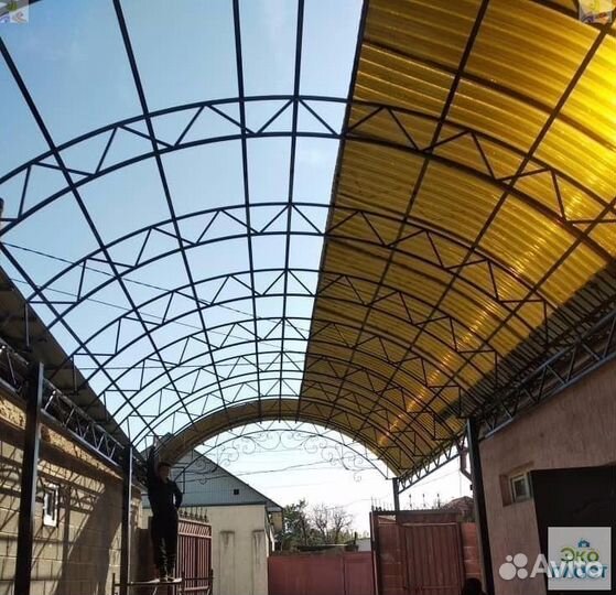 Профнастил пэт пластмассовый от 12 штук.(4045)