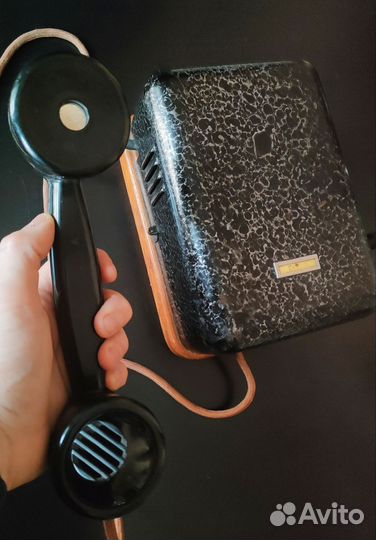 Старый стационарный телефон СССР начало 20 века