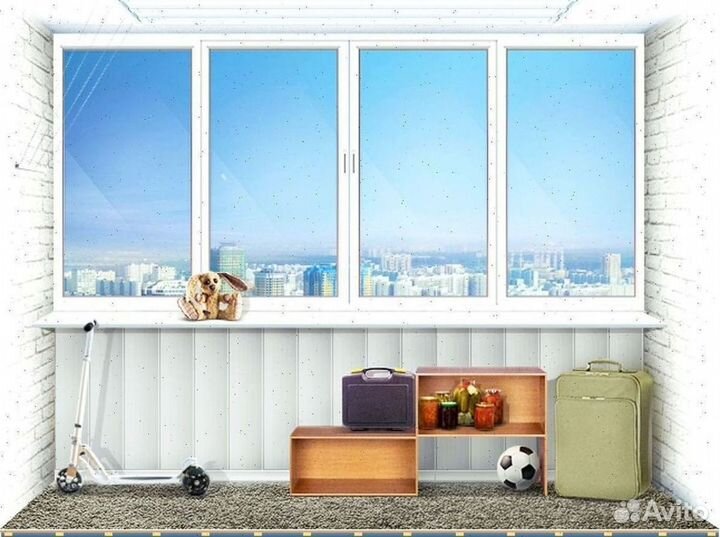 Лоджия 3м пвх