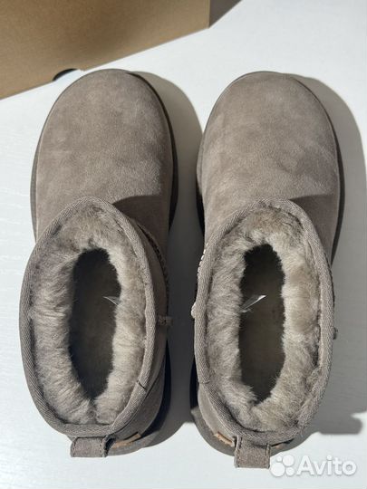 Угги женские Ugg Classic Ultra Mini Smoke