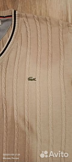Джемперы Лакост мужские размер м